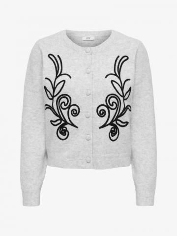 Жаккардовая вязаная кофта