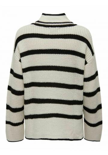 Пуловер в полоску