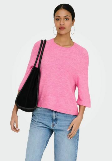 Пуловер с рукавом три четверти