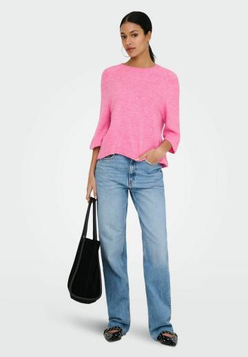 Пуловер с рукавом три четверти