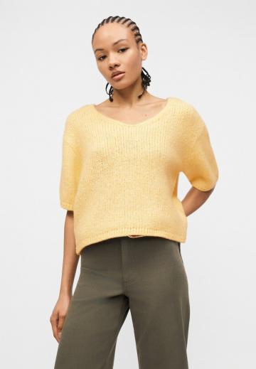 Пуловер с коротким рукавом