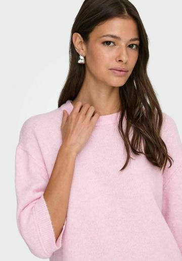 Пуловер с рукавом три четверти