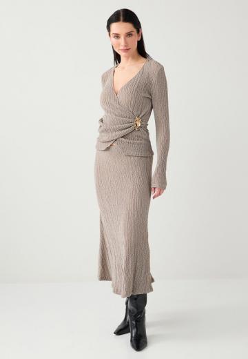 Вязаная юбка