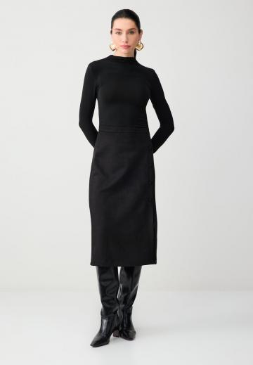 Кожаная юбка