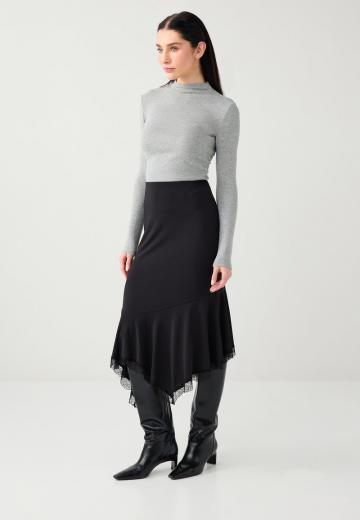 Юбка с воланами