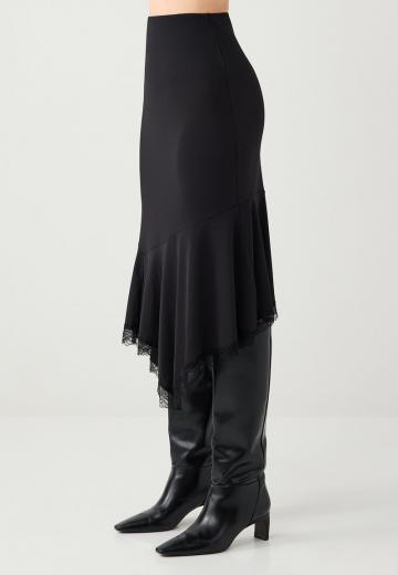 Юбка с воланами