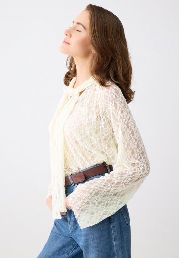 Кружевная блузка