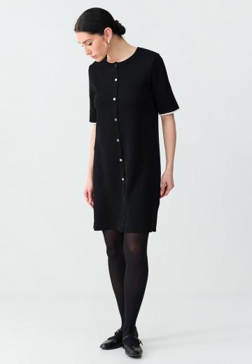 Вязаное платье