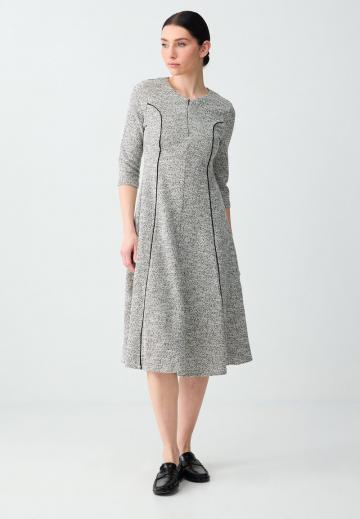 Вязаное платье