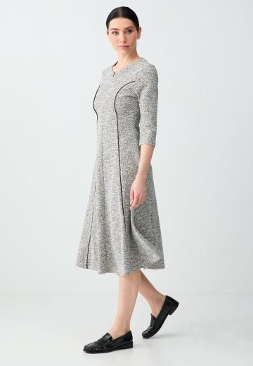 Вязаное платье