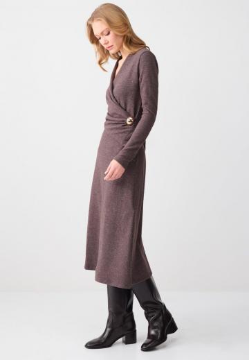 Вязаное платье