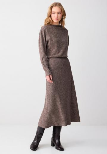 Вязаное платье