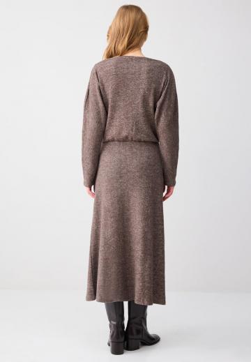 Вязаное платье