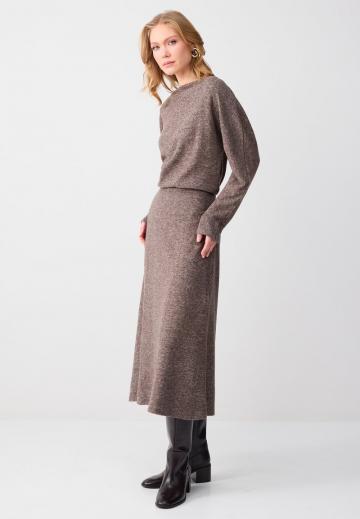 Вязаное платье