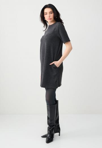 Вязаное платье