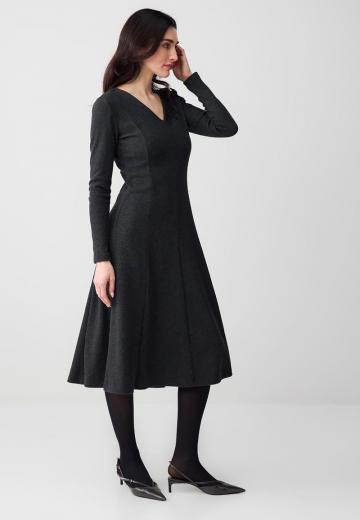 Вязаное платье