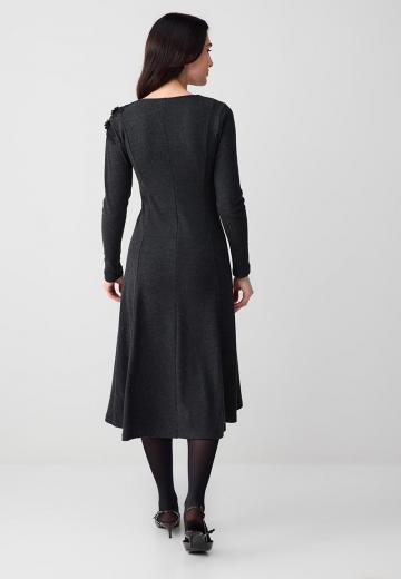 Вязаное платье