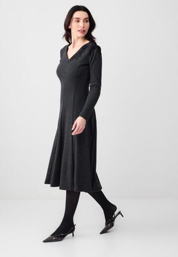 Вязаное платье