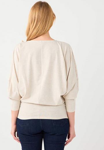 Пуловер с рукавом три четверти