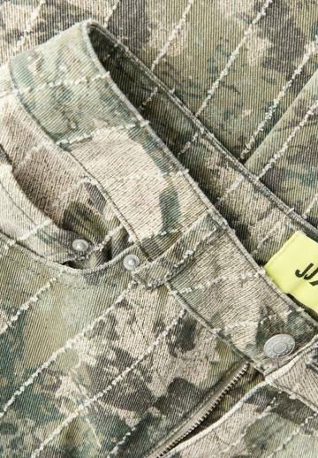 Юбка с накладными карманами