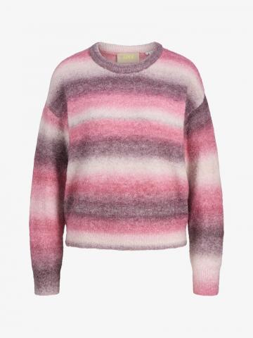 Пуловер в полоску