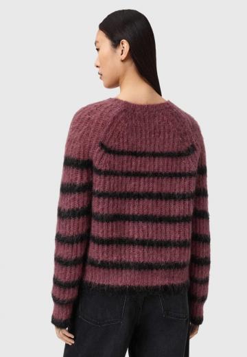 Пуловер в полоску