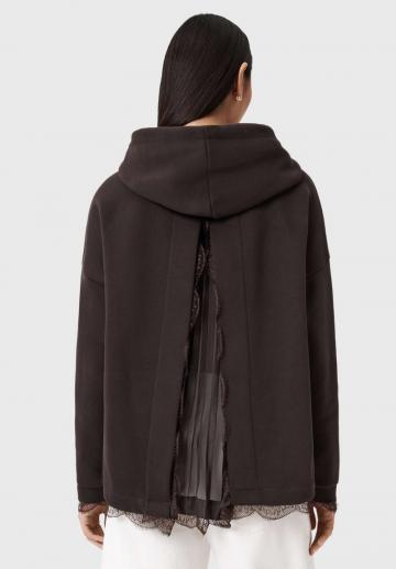 Пуловер с капюшоном