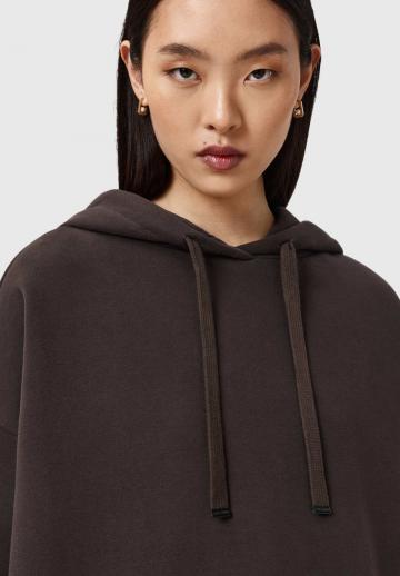 Пуловер с капюшоном