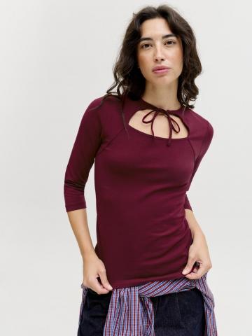 Майка с рукавом три четверти