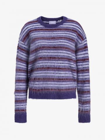Пуловер в полоску