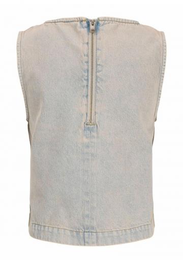 Джинсовая жилетка