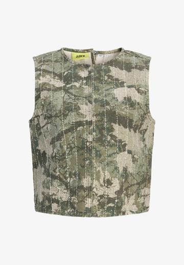 Блузка без рукавов