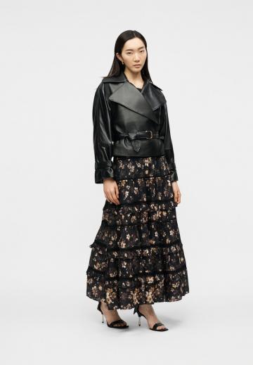 Юбка с воланами