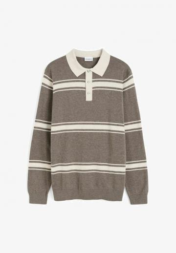 Поло с длинным рукавом