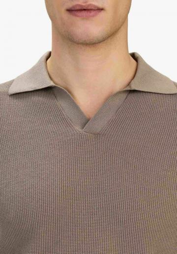 Поло с длинным рукавом