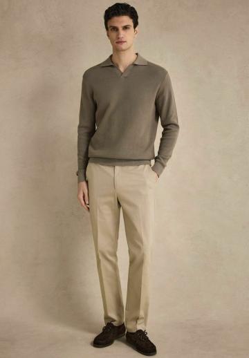 Поло с длинным рукавом