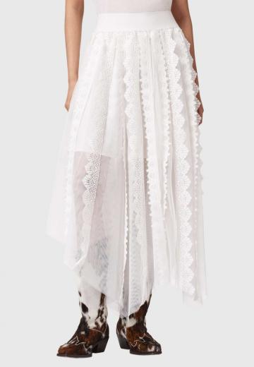 Юбка с воланами