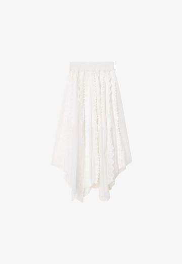 Юбка с воланами