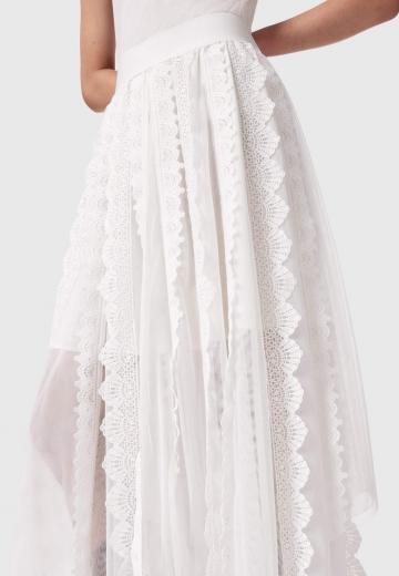 Юбка с воланами