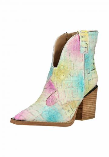 Полусапожки на высоком каблуке