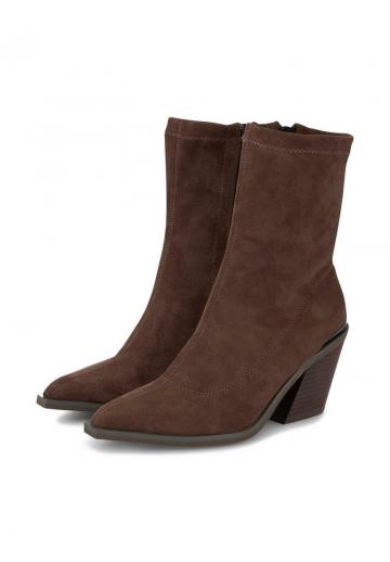 Полусапожки на высоком каблуке