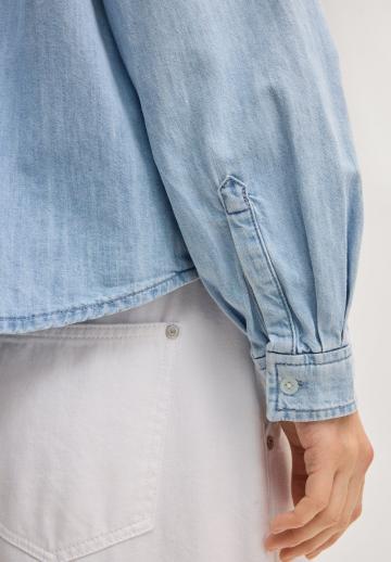 Джинсовая блузка