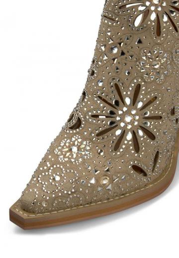 Полусапожки на высоком каблуке