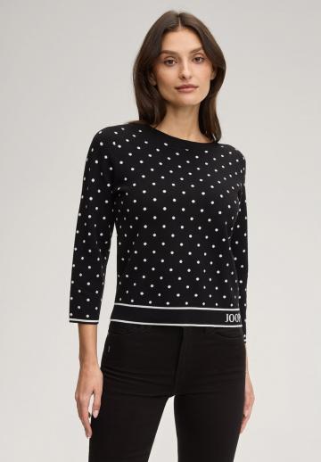 Пуловер с рукавом три четверти