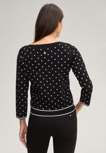 Пуловер с рукавом три четверти