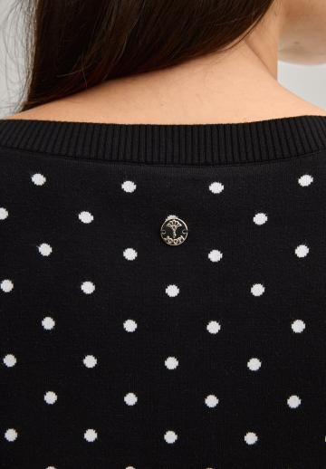 Пуловер с рукавом три четверти