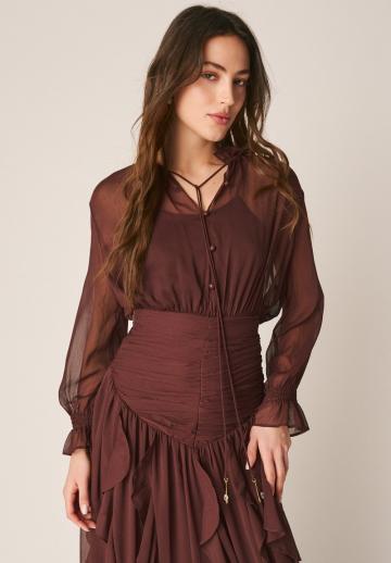 Шифоновая блузка