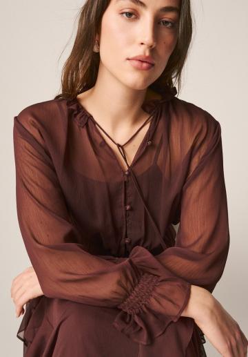Шифоновая блузка