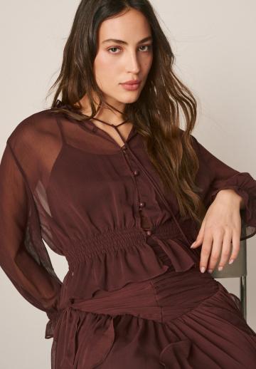 Шифоновая блузка