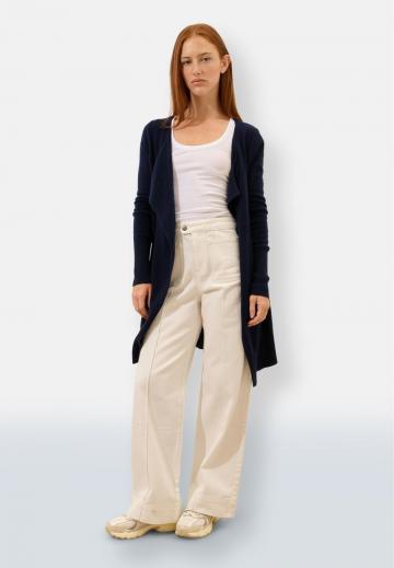 Длинный жилет